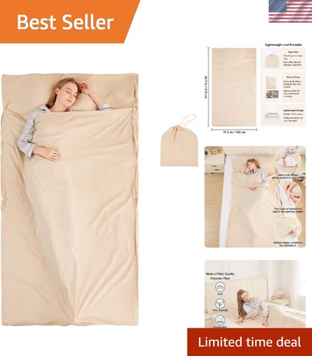 Portable sleeping bag liner - portable,