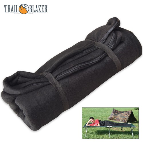 Fleece sleeping bag liner - sleeping,
