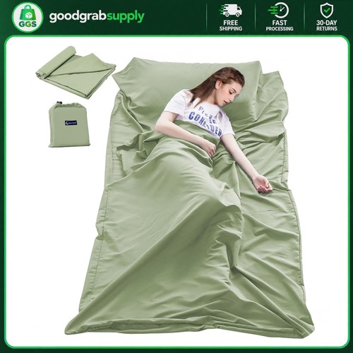 Travel sleeping bag liner - sleeping,