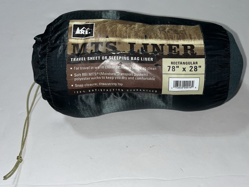 Rei mts sleeping bag liner - sleeping,