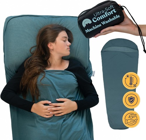 Sleeping bag liner for hot - bag,
